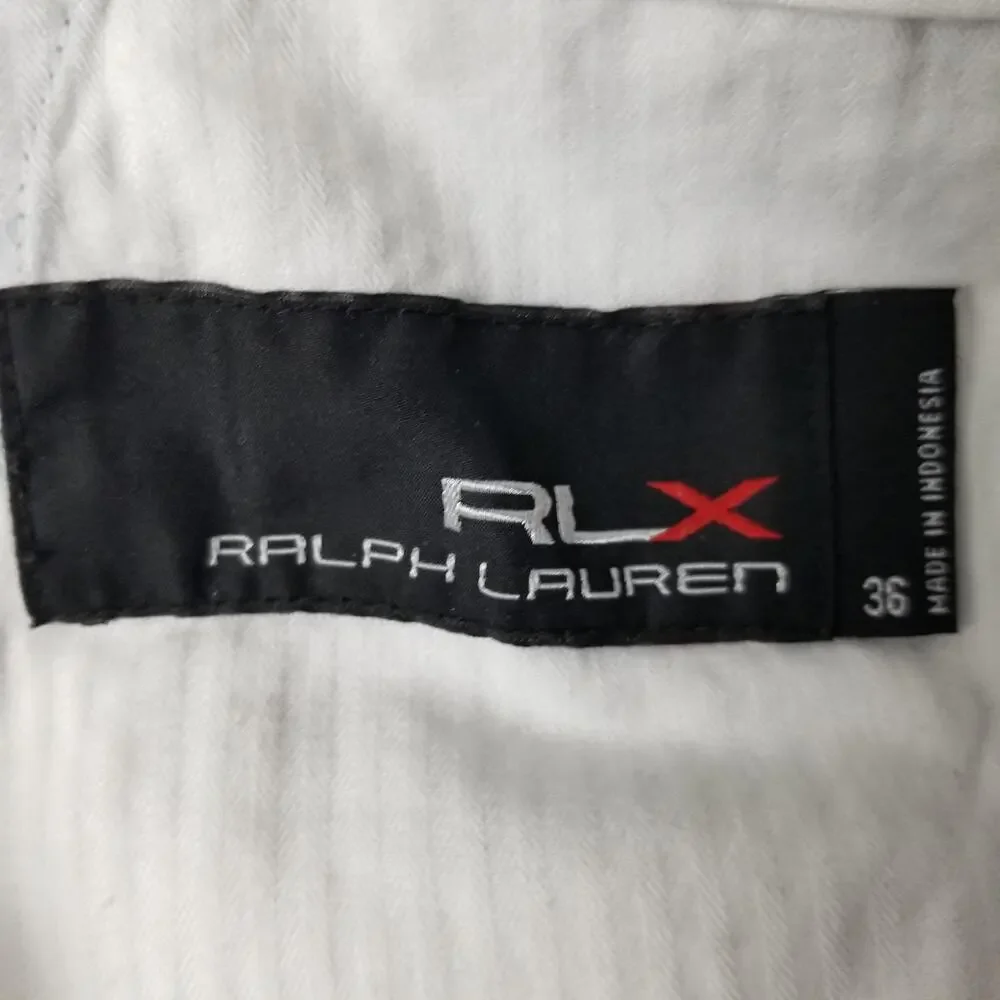RLX Ralph‎ Lauren Shorts Mens 36 Blue Golf Performance Polyester Flat Front